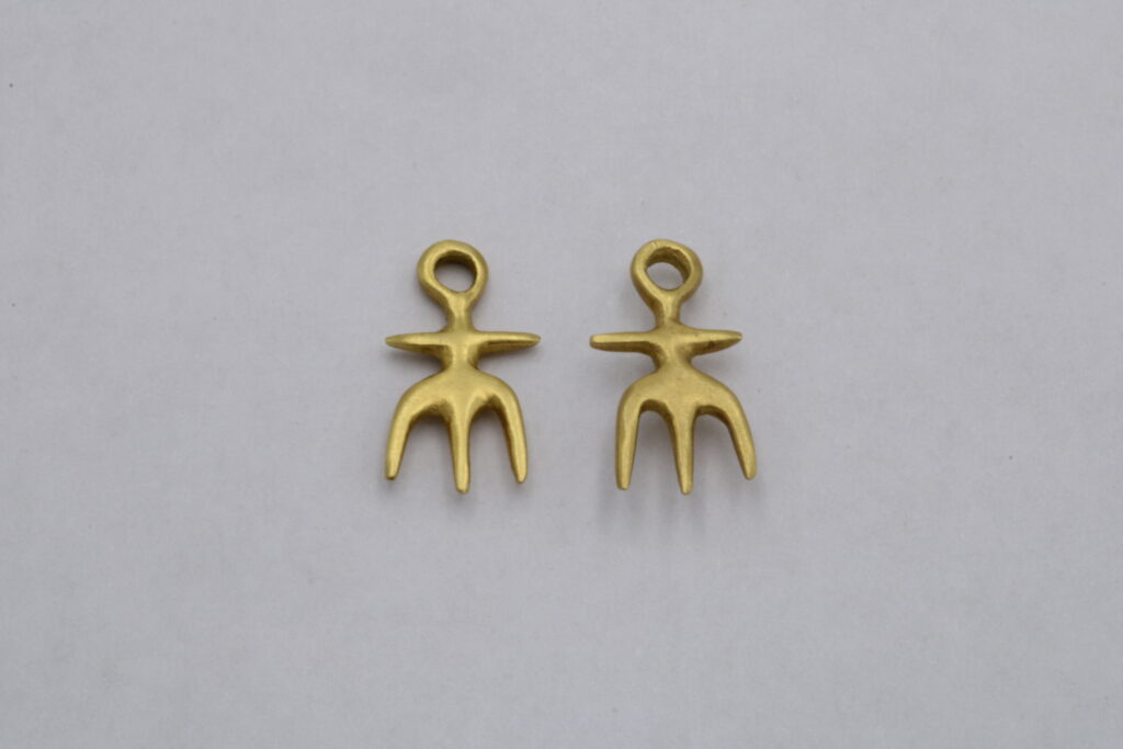 “ Tripod man ΙΙI” Earrings gold