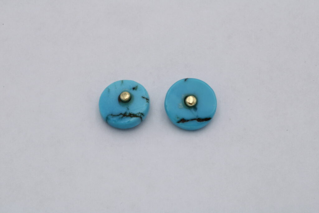 “Turquoise” Earrings gold, turquoise