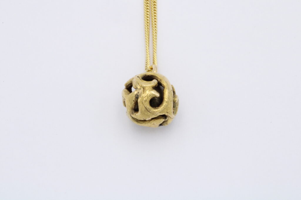 “Byzantine bead” Pendant gold