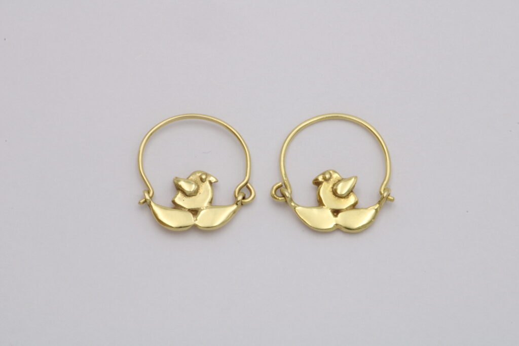 “Nest” Earrings gold
