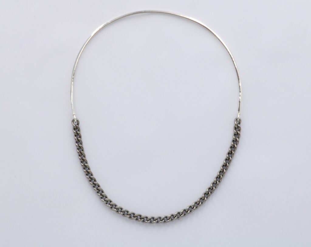“Hybrid chain II” Necklace, silver