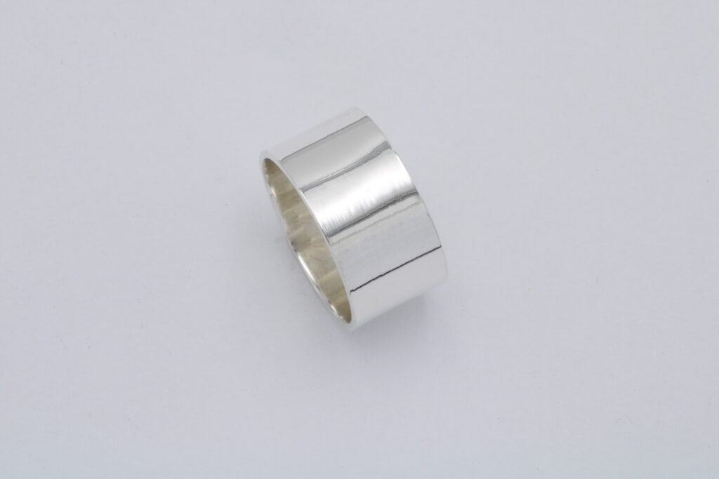 “Tube ring II” Δακτυλίδι ασημένιο φαρδύ