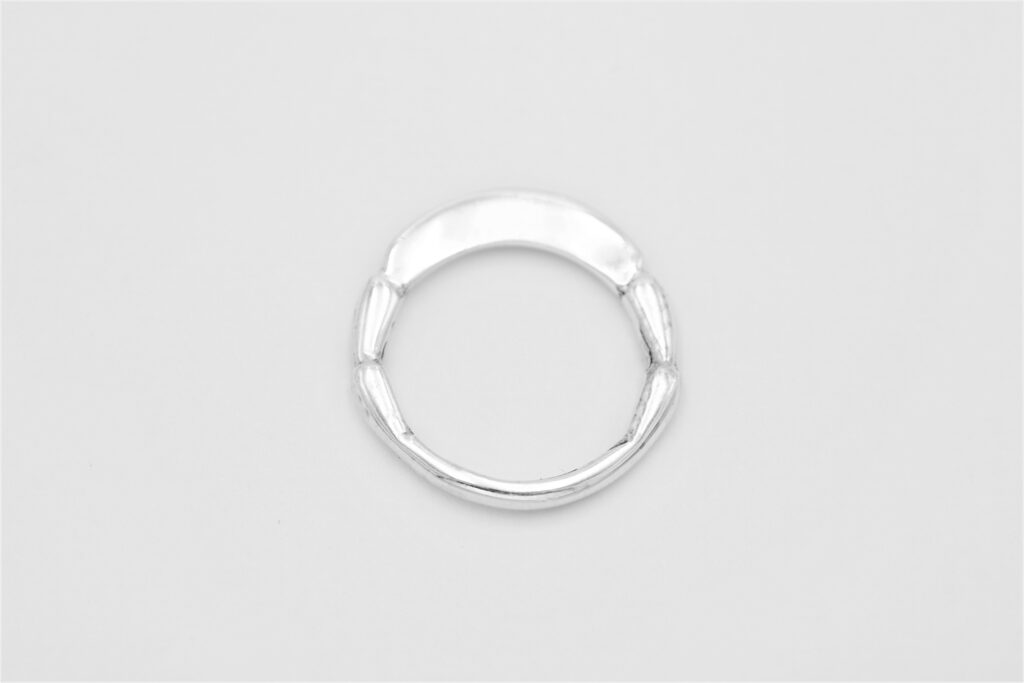 “Knife blade II” Ring, silver