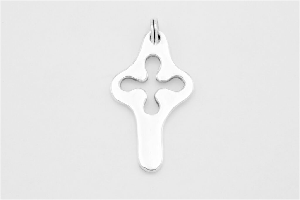 “Cycladic four-leaf ΙΙ” Cross silver