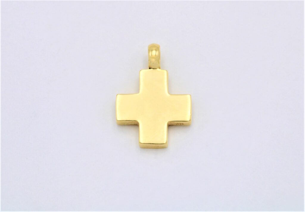 “Solid square” Cross gold