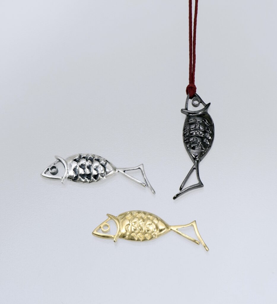 “Fish” Pendant-lucky charm 2019 silver, black