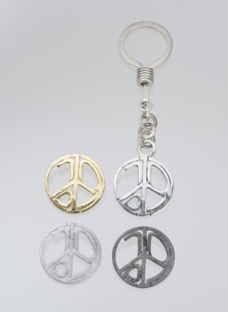 “Peace” Pendant-lucky charm 2019 silver, yellow