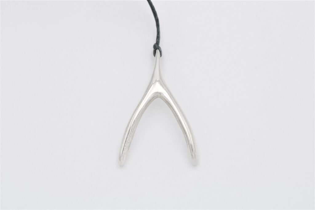 “Wishbone II” Pendant silver