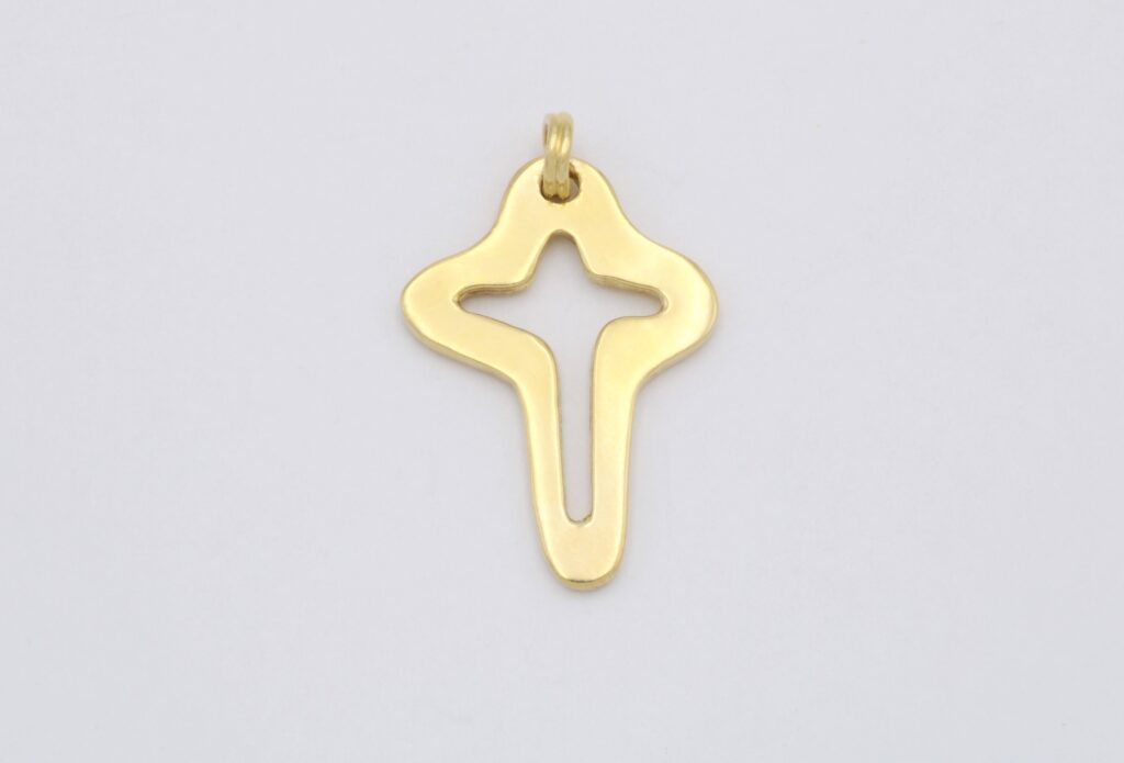 “Cycladic Ι” Cross silver, yellow