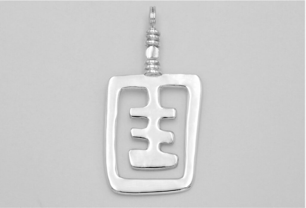 “Signal IV” Pendant, silver