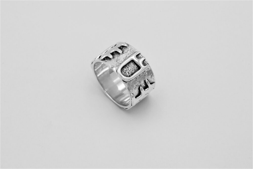 “Signals″Ring, silver