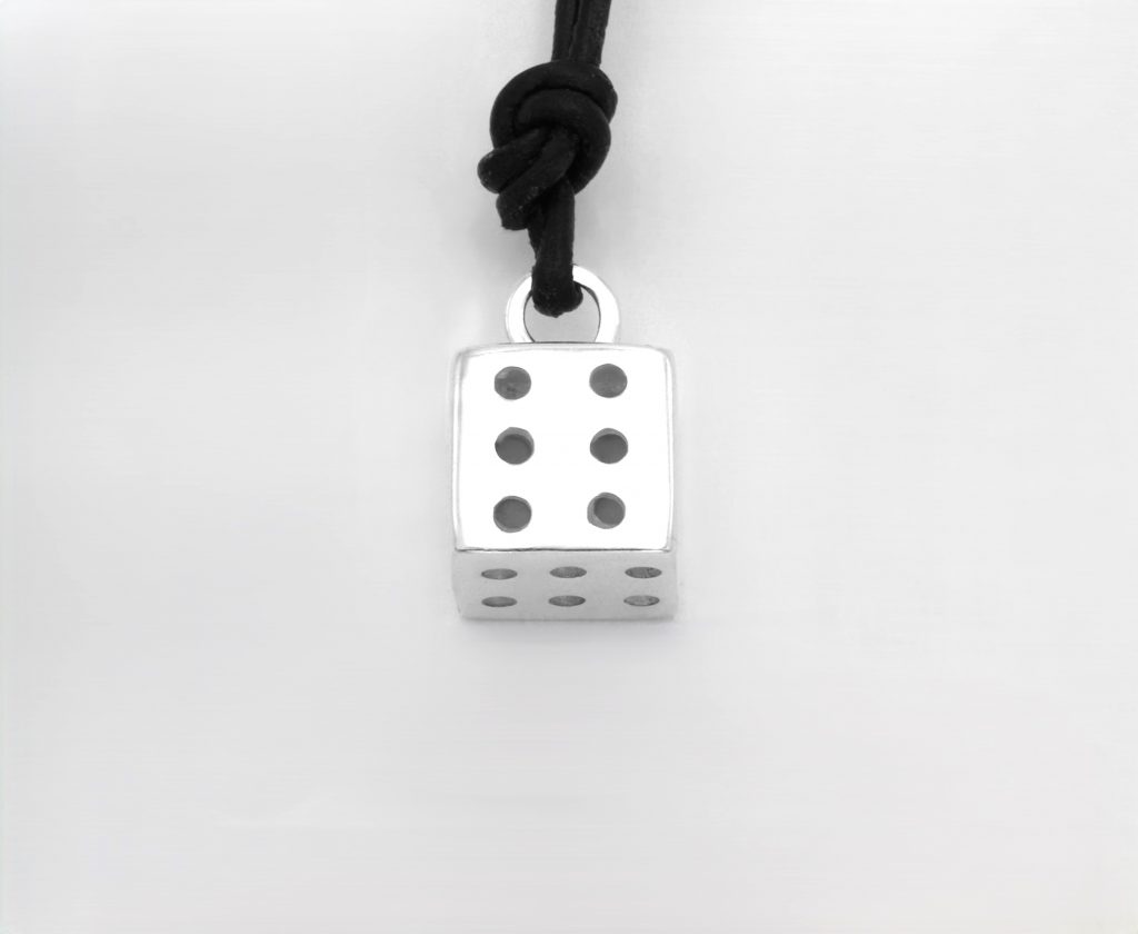 “Just sixes...” Pendant silver