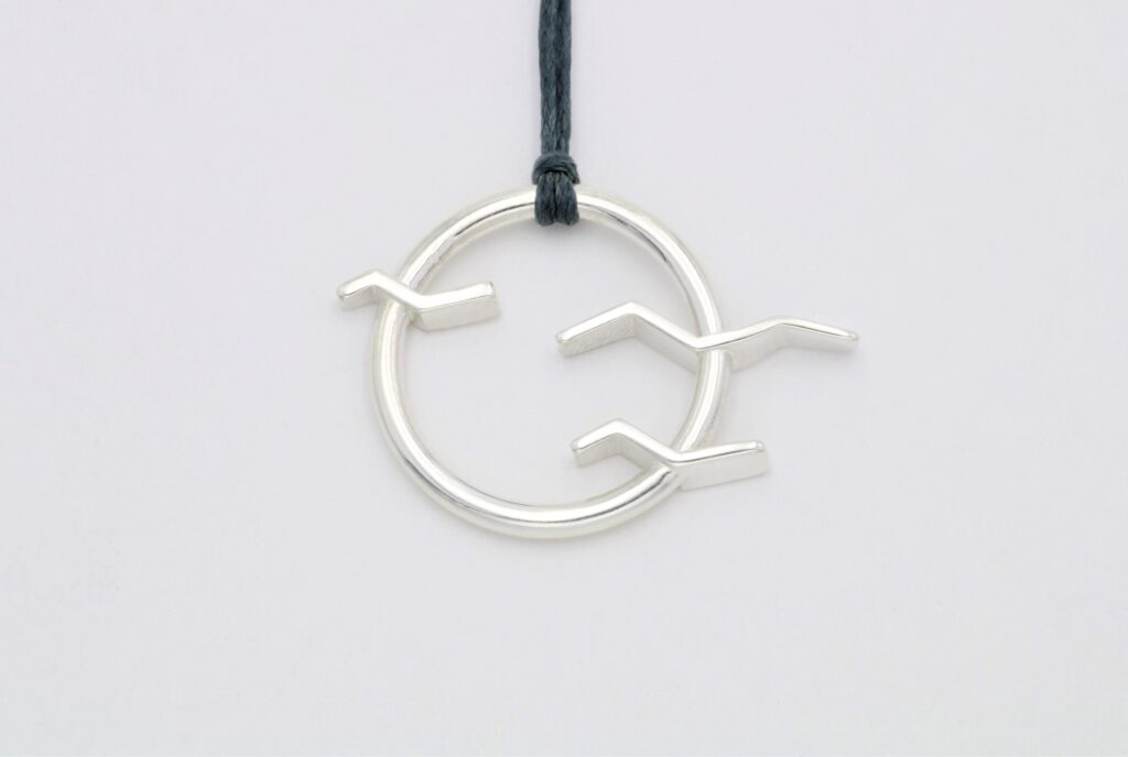 “Seagulls”Pendant-lucky charm 2023 silver