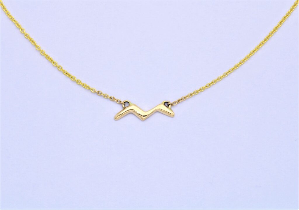 “Sea gull” Necklace gold