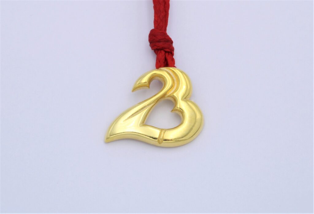 “Swan” Pendant-lucky charm 2023 silver, yellow