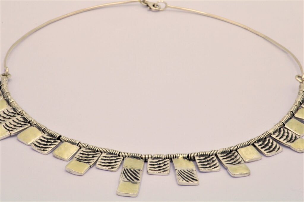 “Soter” Necklace silver and gold
