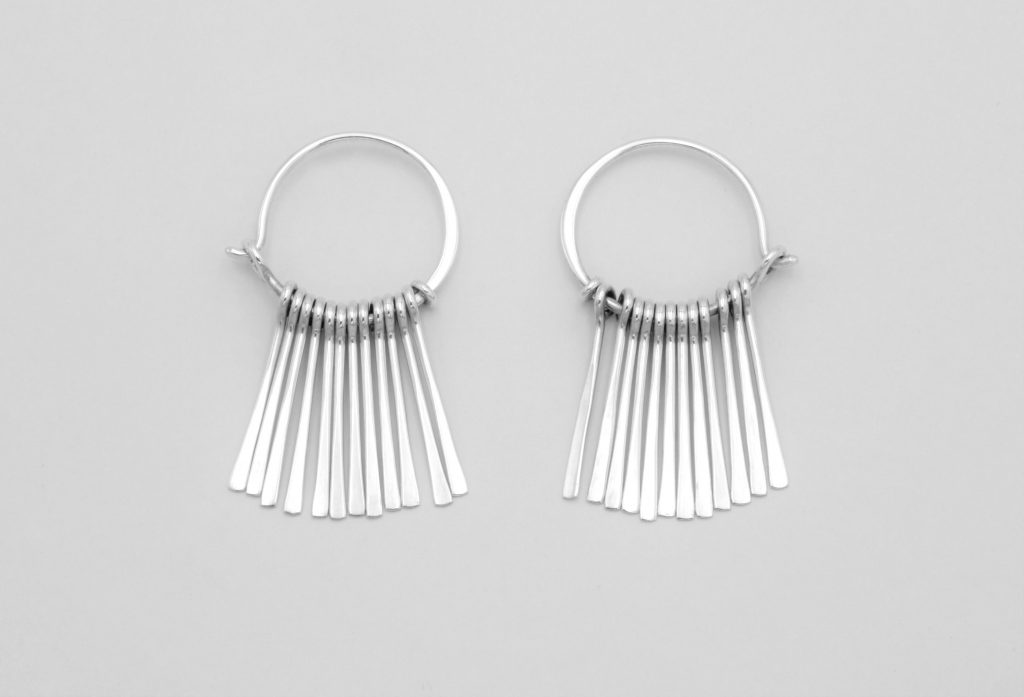 “Fringes ΙΙΙ” Earrings silver