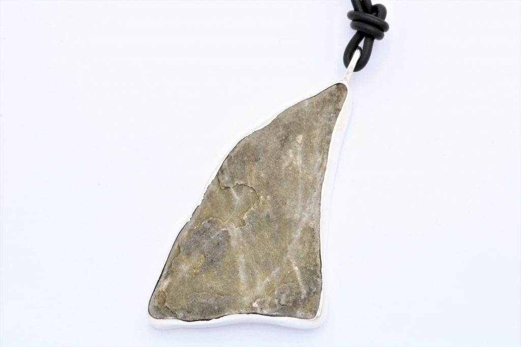 “Symi's stone Ι” Pendant silver, stone
