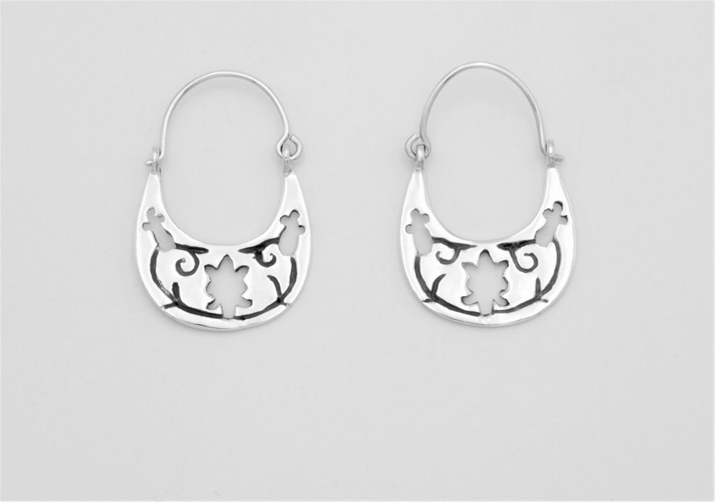 “Macedonian II” Earrings silver
