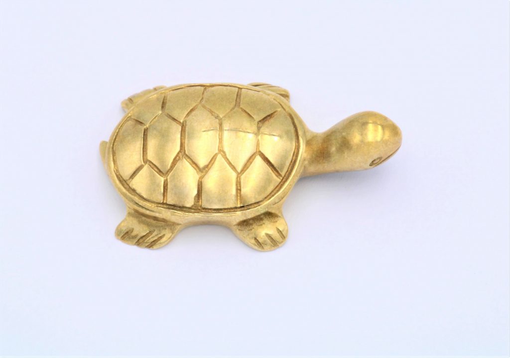 “Turtle” Decorative object brass