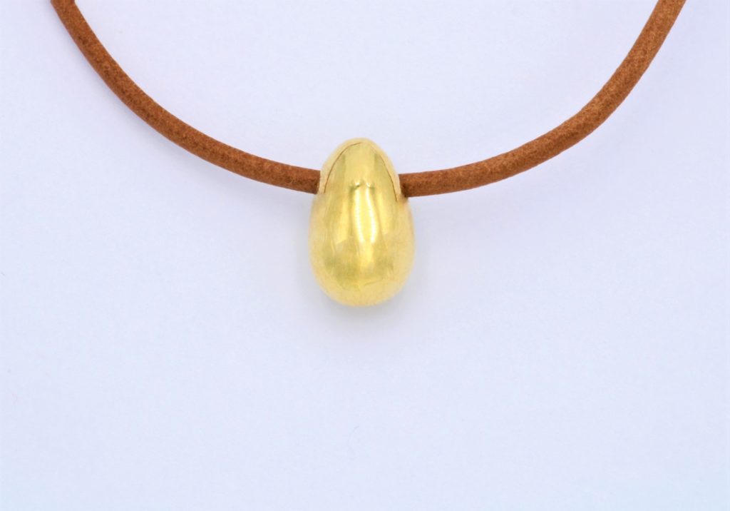 “Easter egg IΙ” Pendant brass yellow