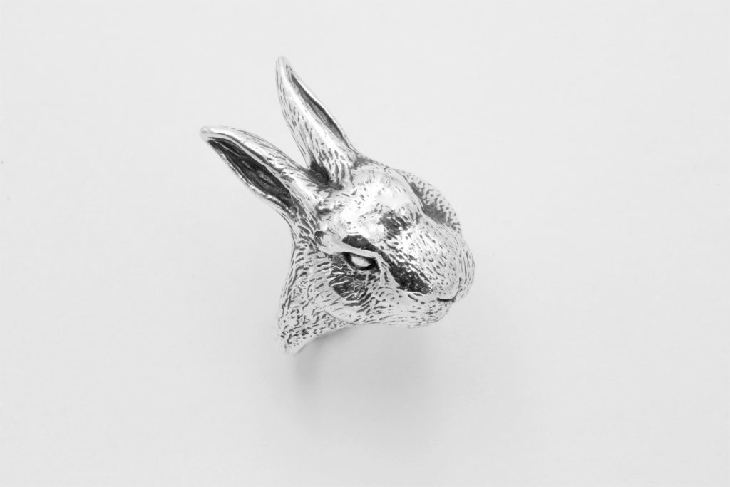 “White rabbit” Ring, silver