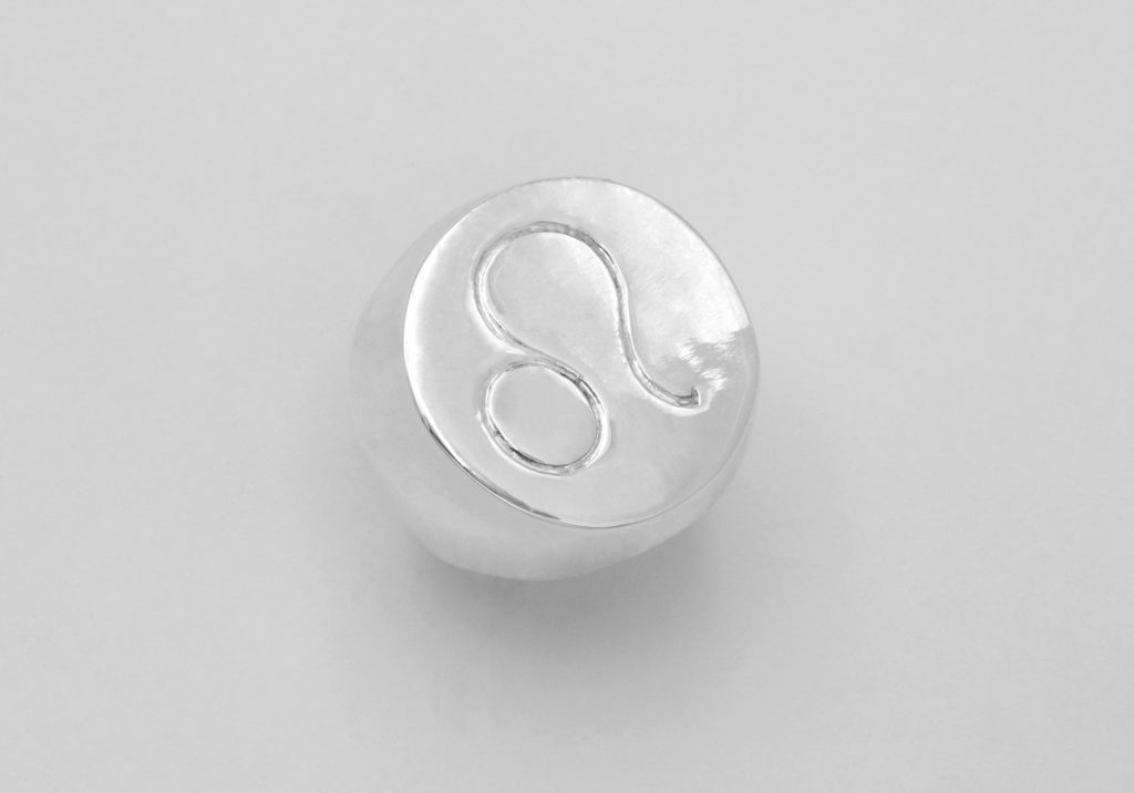 “Leo zodiac sign” Ring, silver