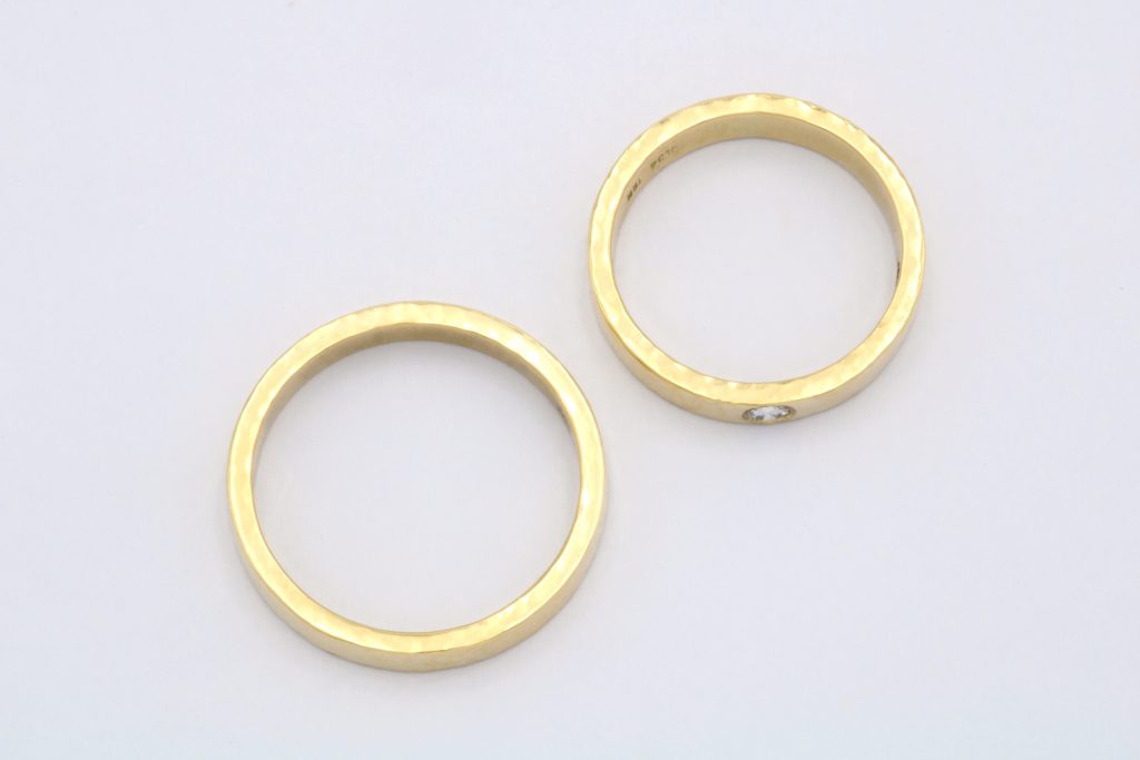 “Minimal square” Ring, gold