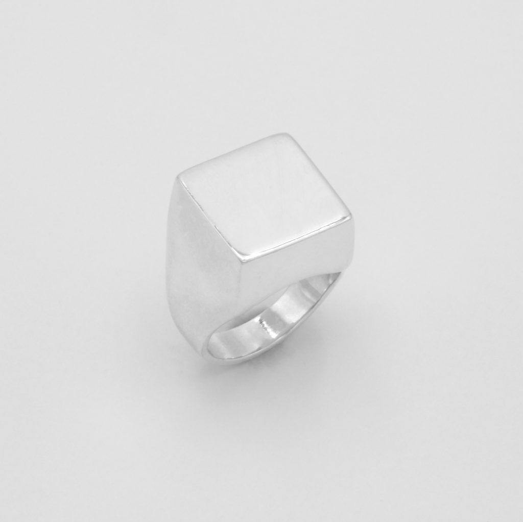 “Cube II” Ring, silver