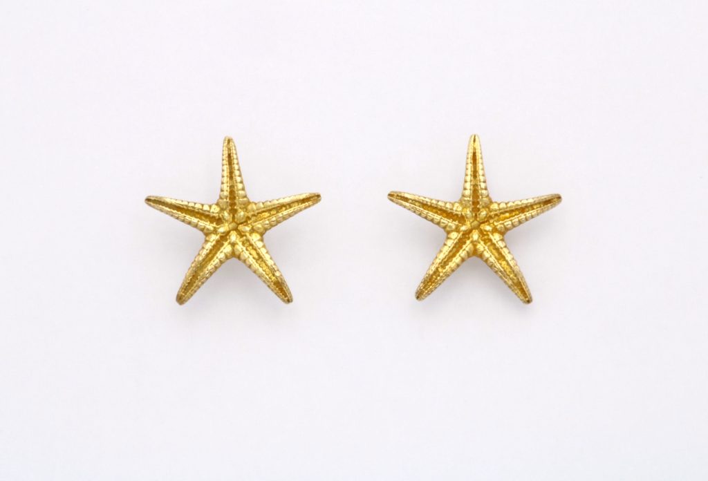 “Starfish ΙΙΙ” Earrings silver yellow