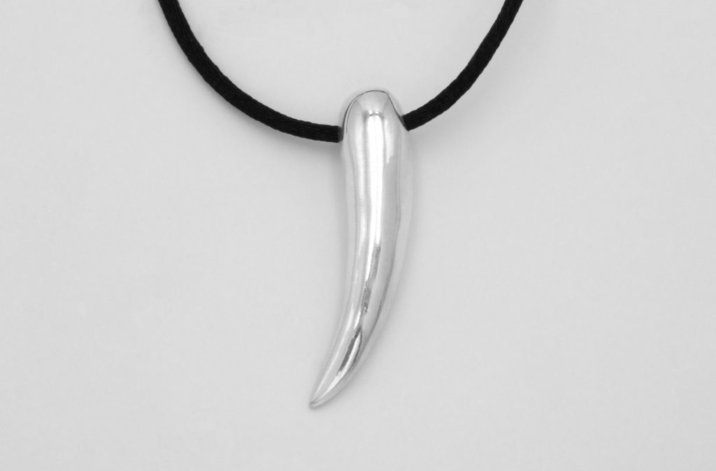 “Horn II” Pendant silver