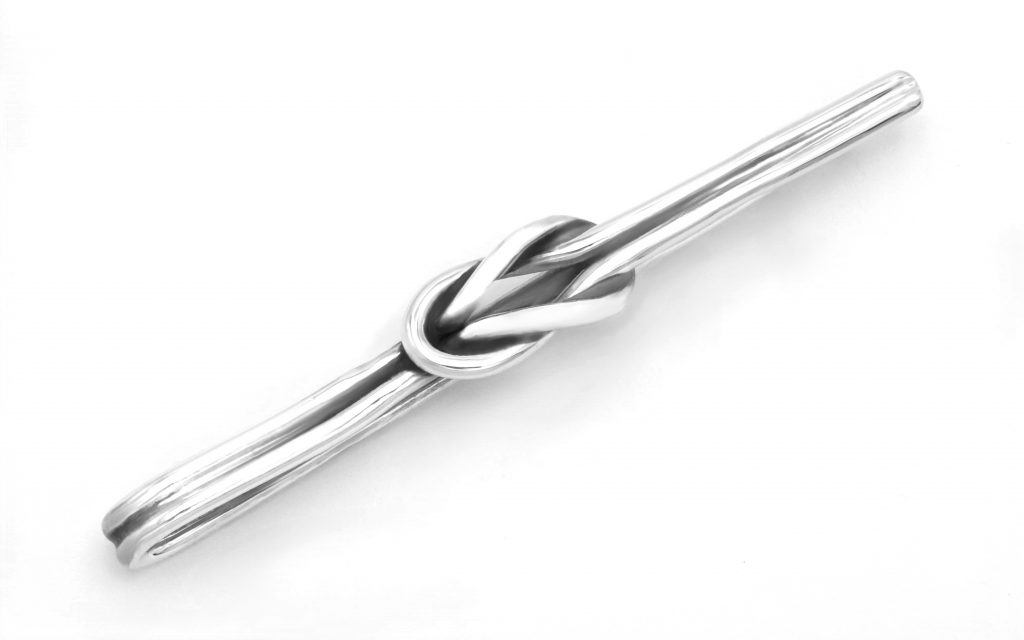 “Heraclion amma” Tie clip, silver