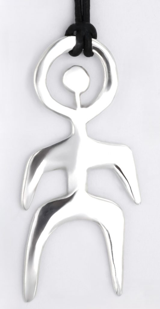 “Biped man Ι” Pendant, silver
