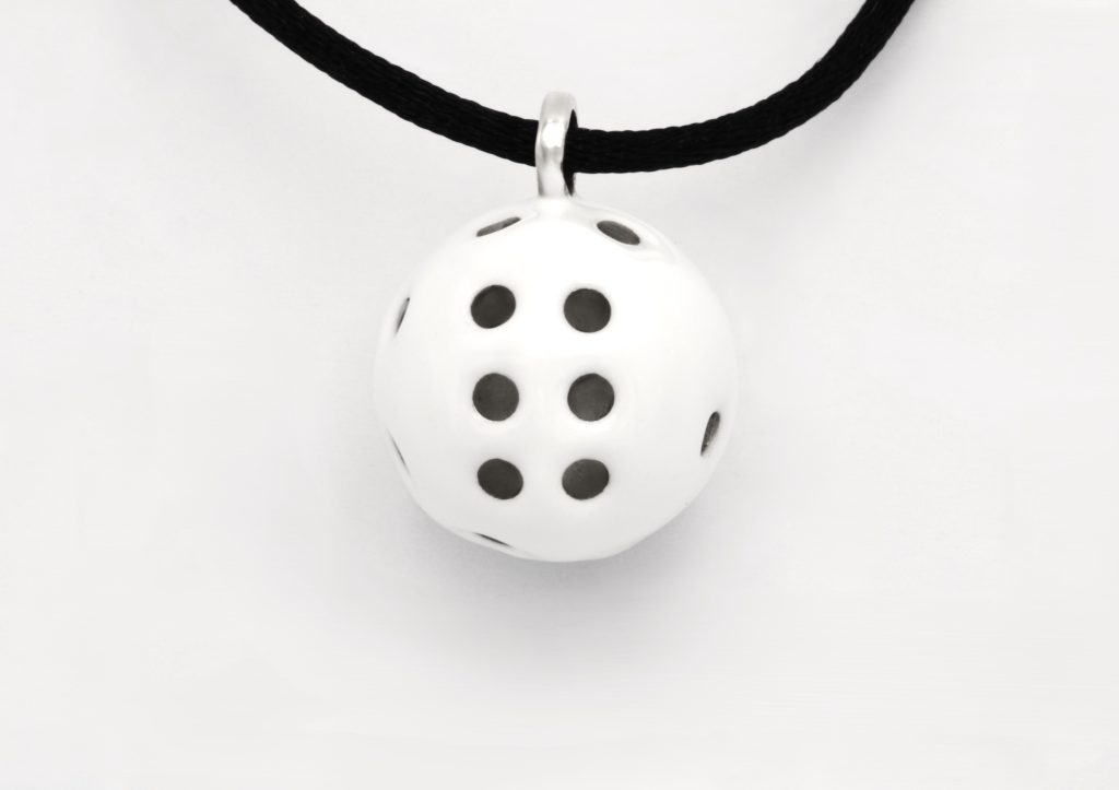 “Σφαιρικό ζάρι Ι” Πανταντίφ ασημένιο με σμάλτο