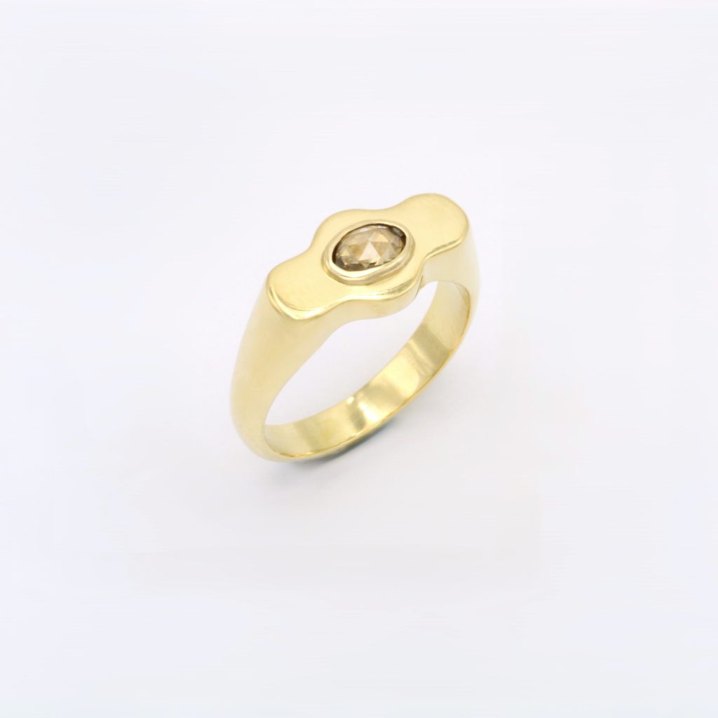 “Αρίων” Δακτυλίδι χρυσό με διαμάντι