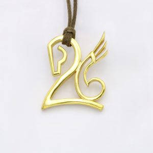 “Pegasus” Pendant-lucky charm 2026 silver yellow