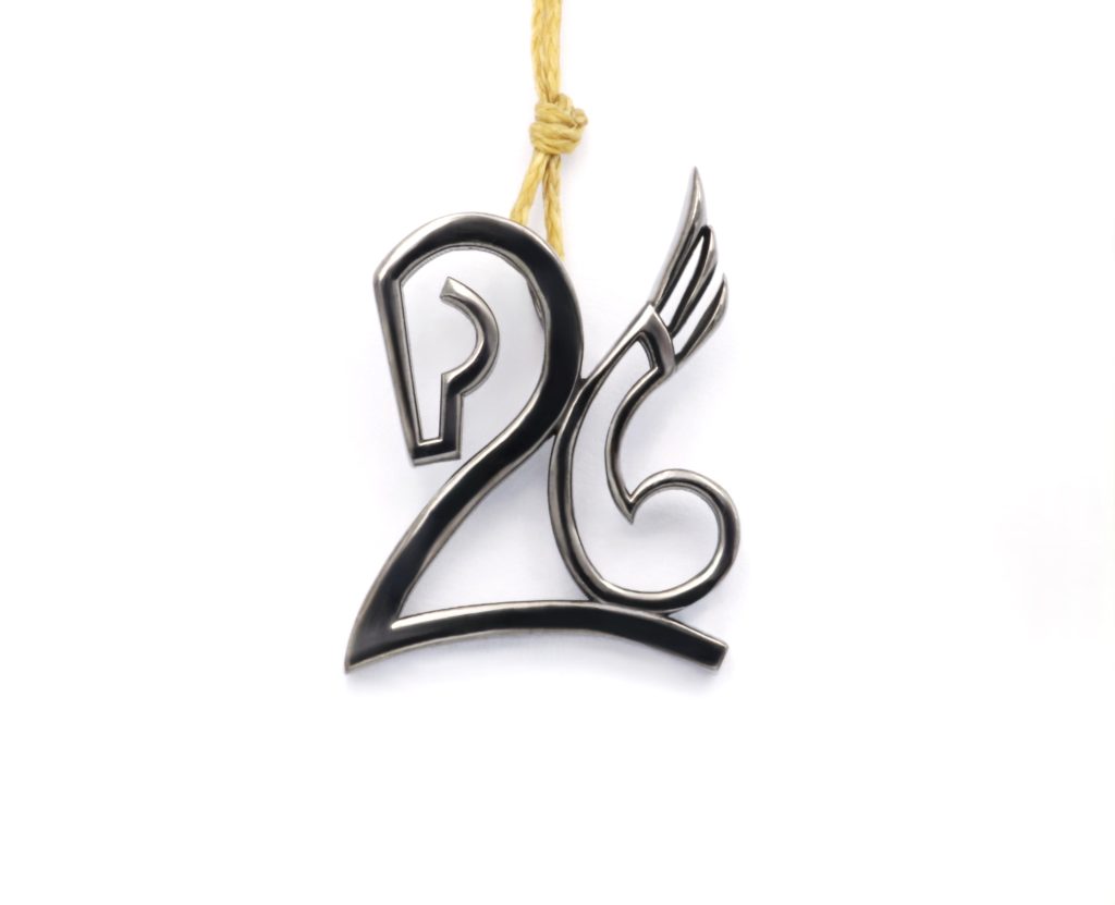 “Pegasus” Pendant-lucky charm 2026 silver black