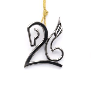 “Pegasus” Pendant-lucky charm 2026 silver black