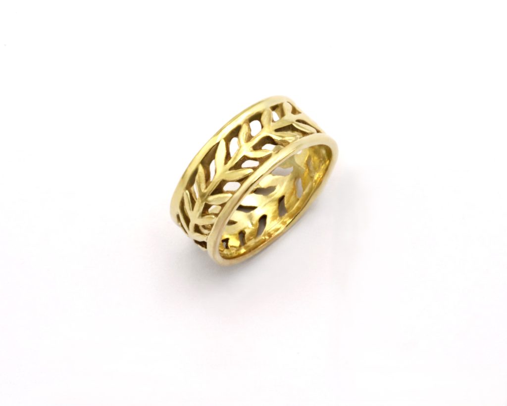 Δαφνοστέφανο II“ Δακτυλίδι ασημένιο κίτρινο