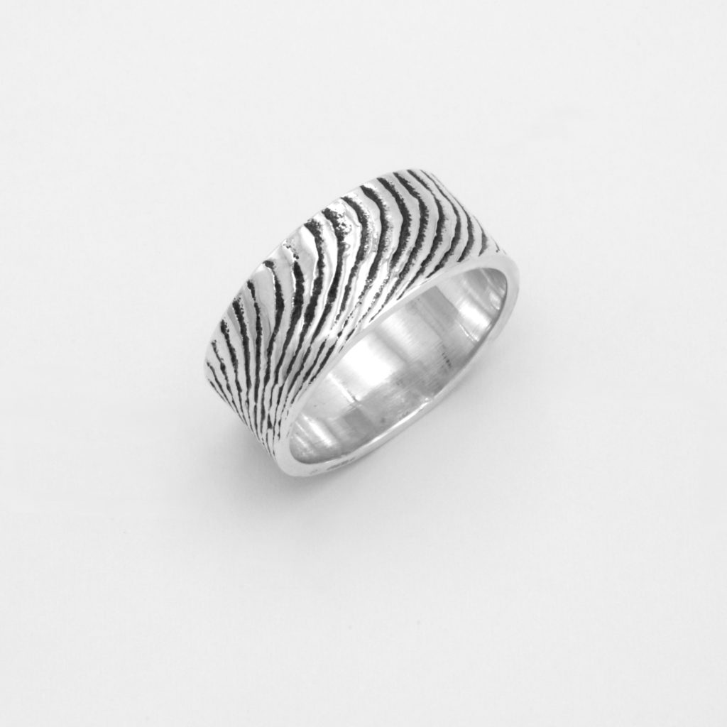 “Αποτύπωμα II” Δακτυλίδι ασημένιο