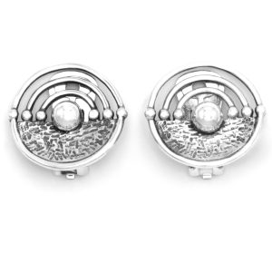 “Scield 75”Earrings silver