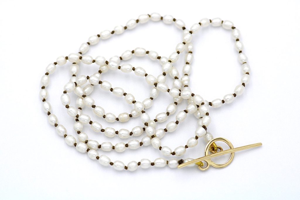 “Pearls” Κολιέ χρυσό με μαργαριτάρια